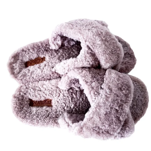 OluKai Hila Heu Women’s Cozy Slipper Sandals in Blush Size 6 - Picture 2 of 5